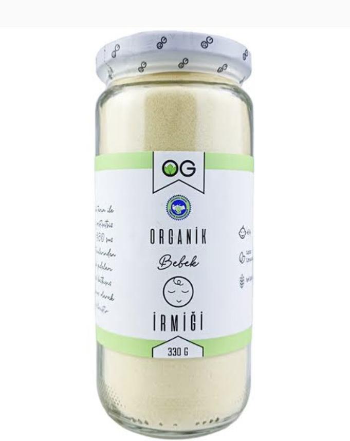 Organik bebek irmik 330 gr