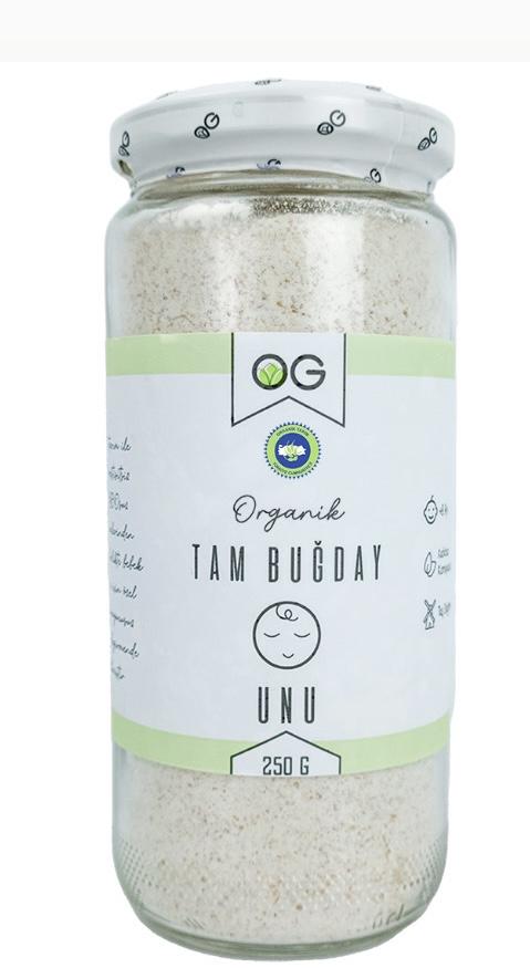 Organik tam buğday unu 250 gr