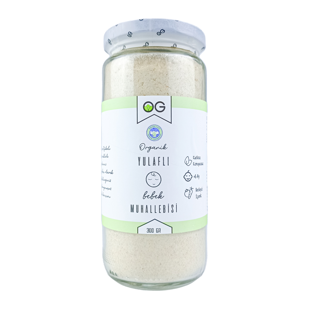 Organik yulaflı toz muhallebi karışımı 300 gr