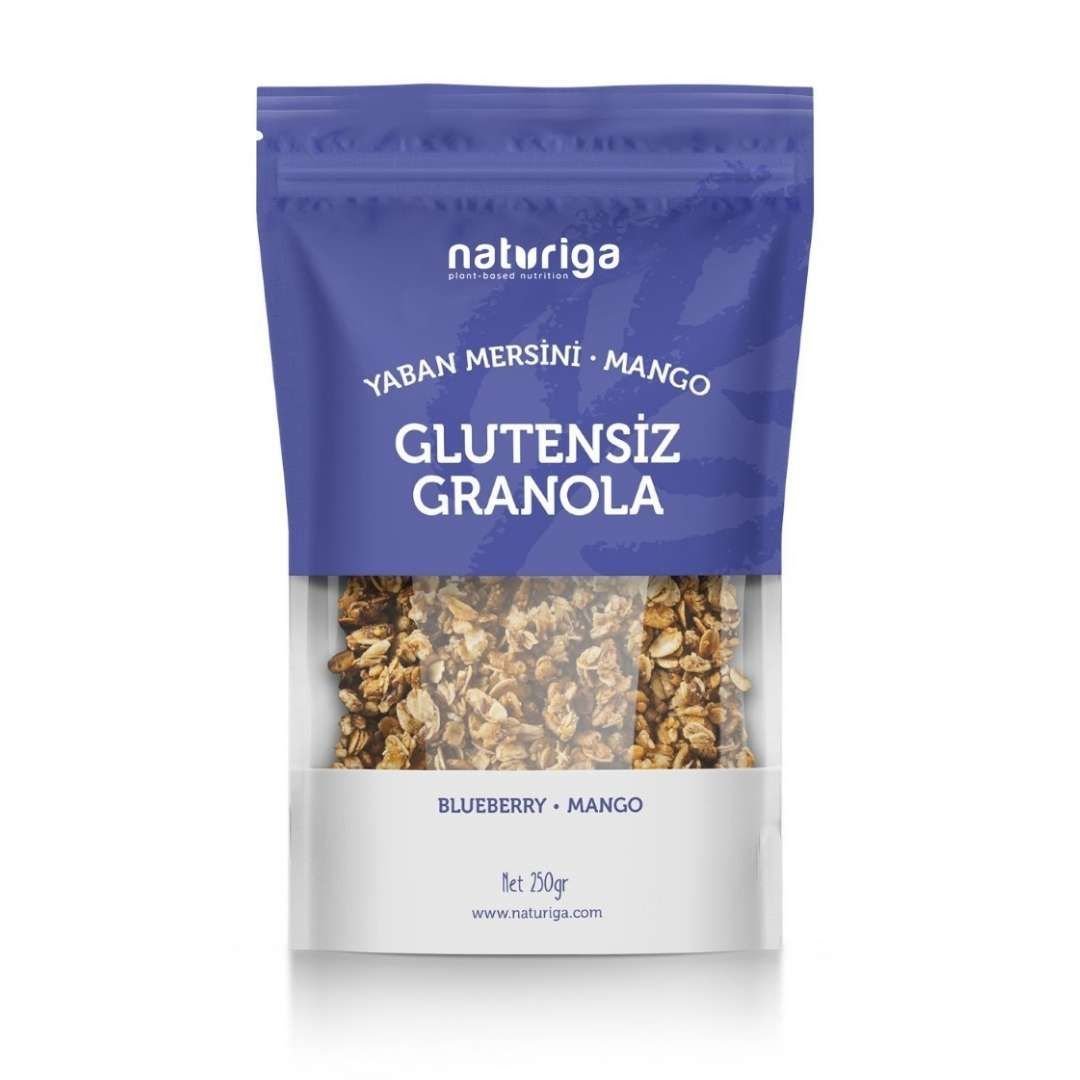 Blueberry- mango gluten free granola 250 gr