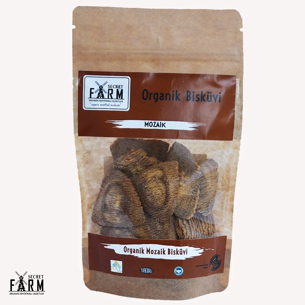 Organik mozaik bisküvi